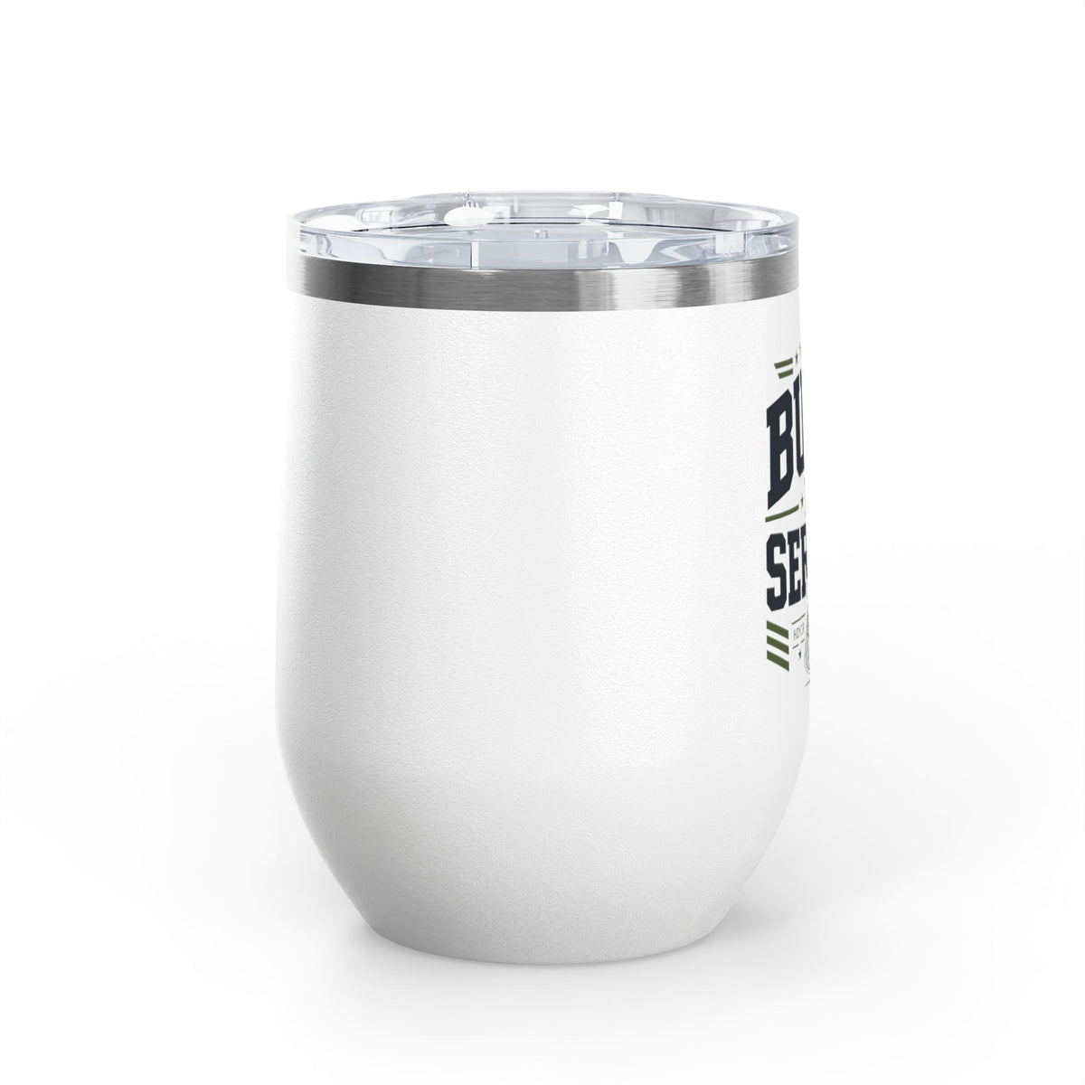 Military Wine Tumbler, Built by Service Gift for Veteran, Patriotic Drinkware for Him, Military Appreciation Gift, Veterans Day Gift