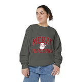 Merry Christmas Santa Sweatshirt, Vintage Holiday Crewneck, Festive Christmas Party Pullover, Retro Santa Claus Gift for Family Photos