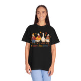 Funny Fall Goose Shirt, Just a Fall Goose Autumn Graphic Tee, Cute Cozy Gift for Bird Lover, Thanksgiving and October Outfit for Her