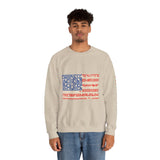 Patriotic American Flag Sweatshirt, USA Floral Crewneck, Vintage Americana Pullover, Fourth of July Outfit, Summer Patriotic Gift for Her