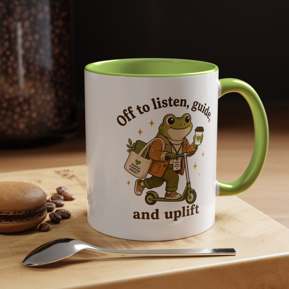 School Counselor Coffee Mug, Frog Counselor Gift, Mental Health Professional Mug, Therapist Gift, Counselor Appreciation Cup