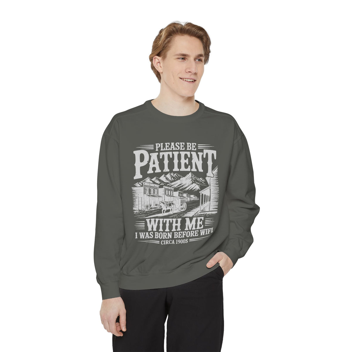 Please Be Patient With Me Sweatshirt, Mental Health Reminder Crewneck, Kindness Quote Sweatshirt, Comfort Gift for Friends