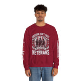 Freedom Isn't Free Veterans Sweatshirt, Military Service Crewneck, American Flag Veteran Pullover, Veteran Gift, Memorial Day Outfit