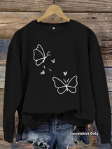 Round neck fleece hoodie