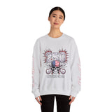 250 Live Free or Die Sweatshirt, Patriotic Skull Crewneck, American Flag Pullover, USA 250th Anniversary Gift, Fourth of July Top