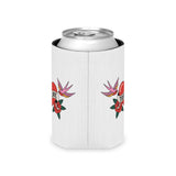 True Love Can Cooler, Vintage Heart and Roses Drink Sleeve, Romantic Valentine's Day Gift, Retro Tattoo Style Gift for Couples