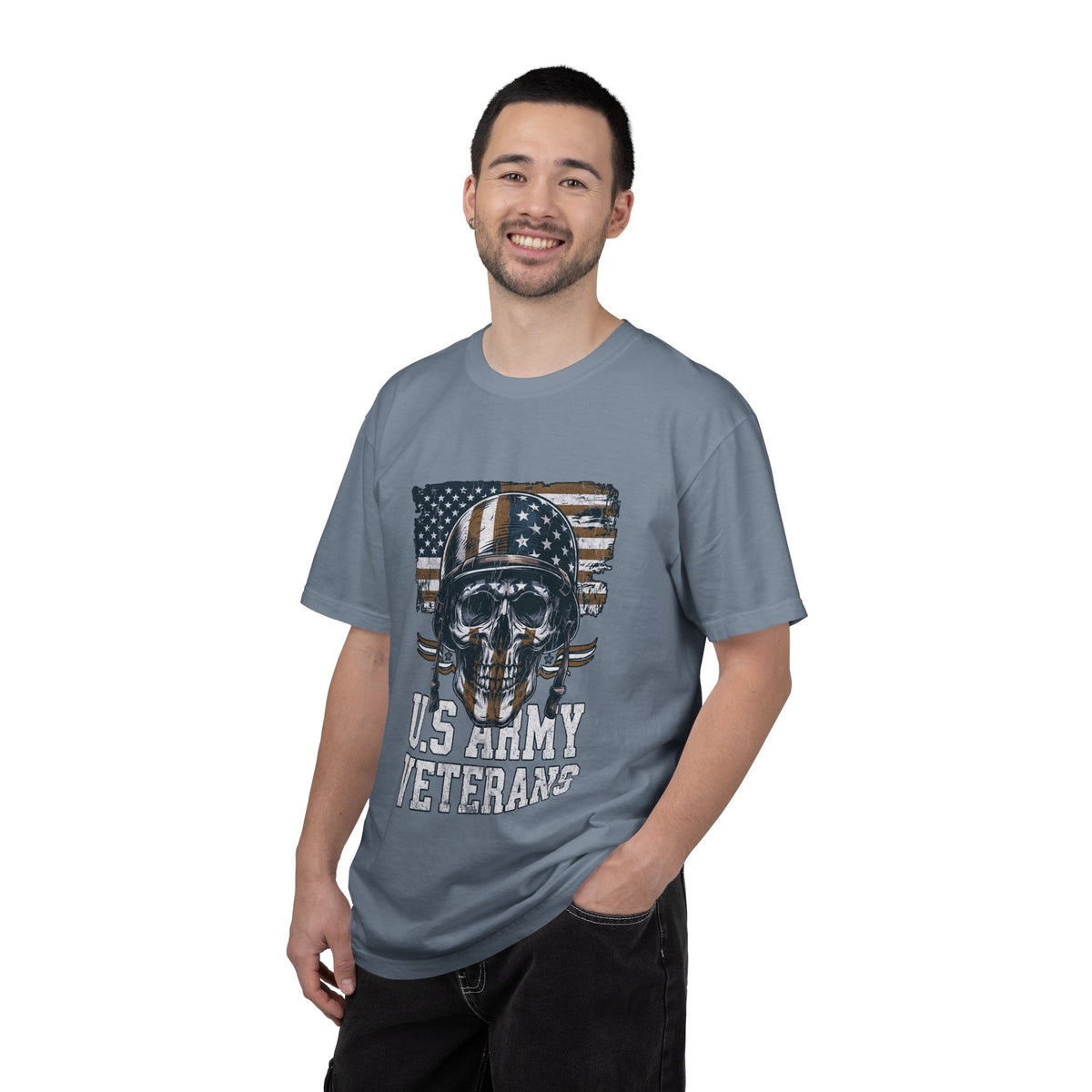 U.S. Army Veterans Shirt, Military Skull T Shirt, Patriotic American Flag Tee, Veteran Gift, Army Veteran Shirt, Veterans Day Gift
