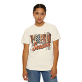 Pumpkin Season Shirt, Retro Leopard Checker Fall Graphic Tee, Cute Autumn Gift for Women, Cozy Thanksgiving October Outfit for Her