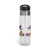 Halloween Transparent Water Bottle for Kids, Ghost Pumpkin Drink Bottle, Spooky Witch Hat School Bottle, Cute Halloween Gift for Boys