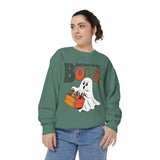 Funny Halloween Ghost Sweatshirt, Where My Boos At Party Pullover, Spooky Season Drinking Gift for Beer Lover, Adult Costume Party Outfit