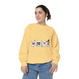 Bookish Ghost Sweatshirt, Cute Halloween Reading Crewneck, Spooky Book Lover Gift for Teacher, Librarian Fall Outfit, Cozy Reader Shirt