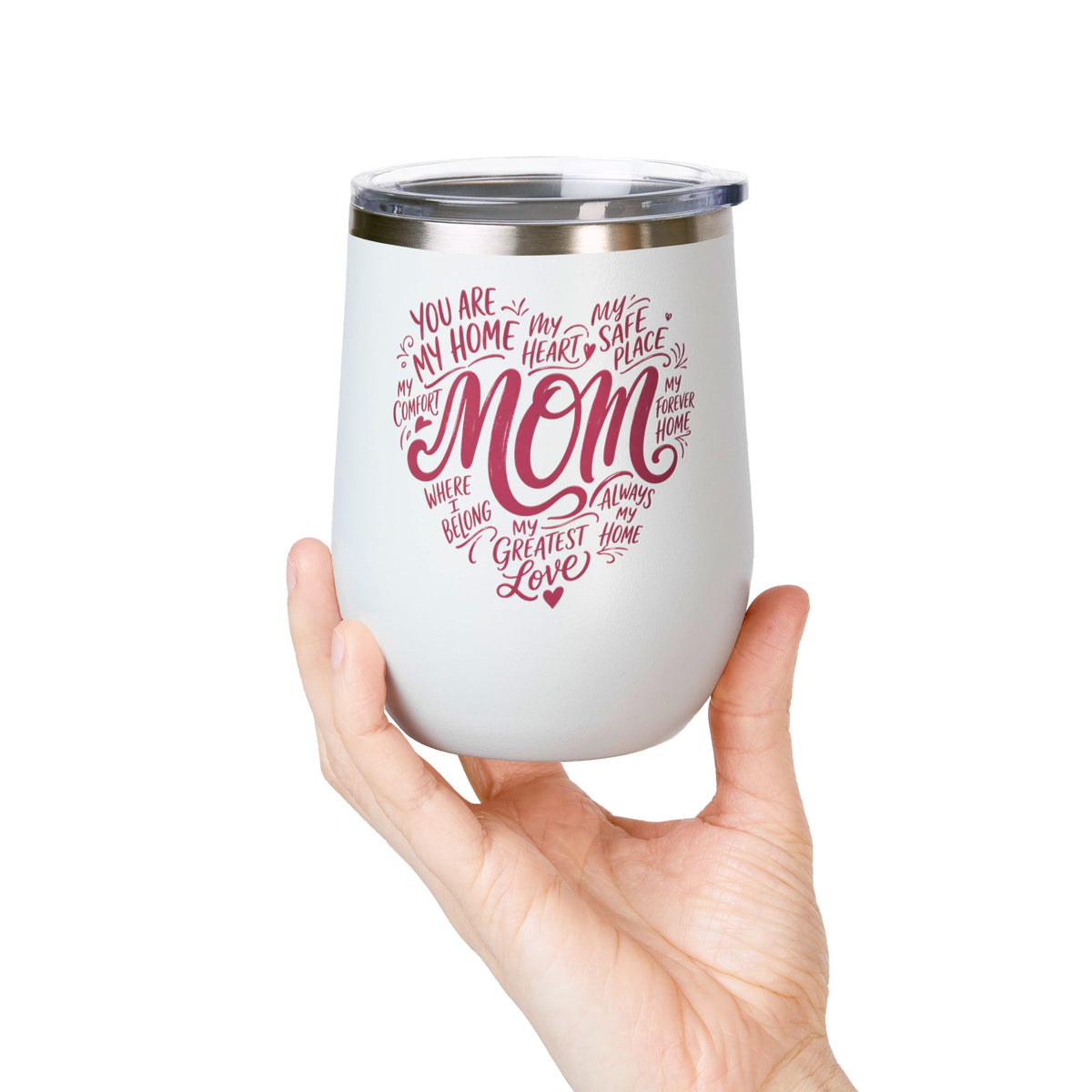 Mom Wine Tumbler Gift, Mothers Day Wine Cup, Heartfelt Gift for Mom, Mom Appreciation Gift, Mother Birthday Present, Wine Lover Gift