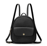 Fashion Women Shoulders Small Backpack Letter Purse Mobile Phone Simple Ladies Travel Bag Student School Backpacks