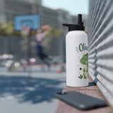 Dinosaur Personalized Water Bottle, Custom Name Drink Bottle, Adventure Gift, Kids School Bottle, Birthday Gift, Reusable Hydration Bottle