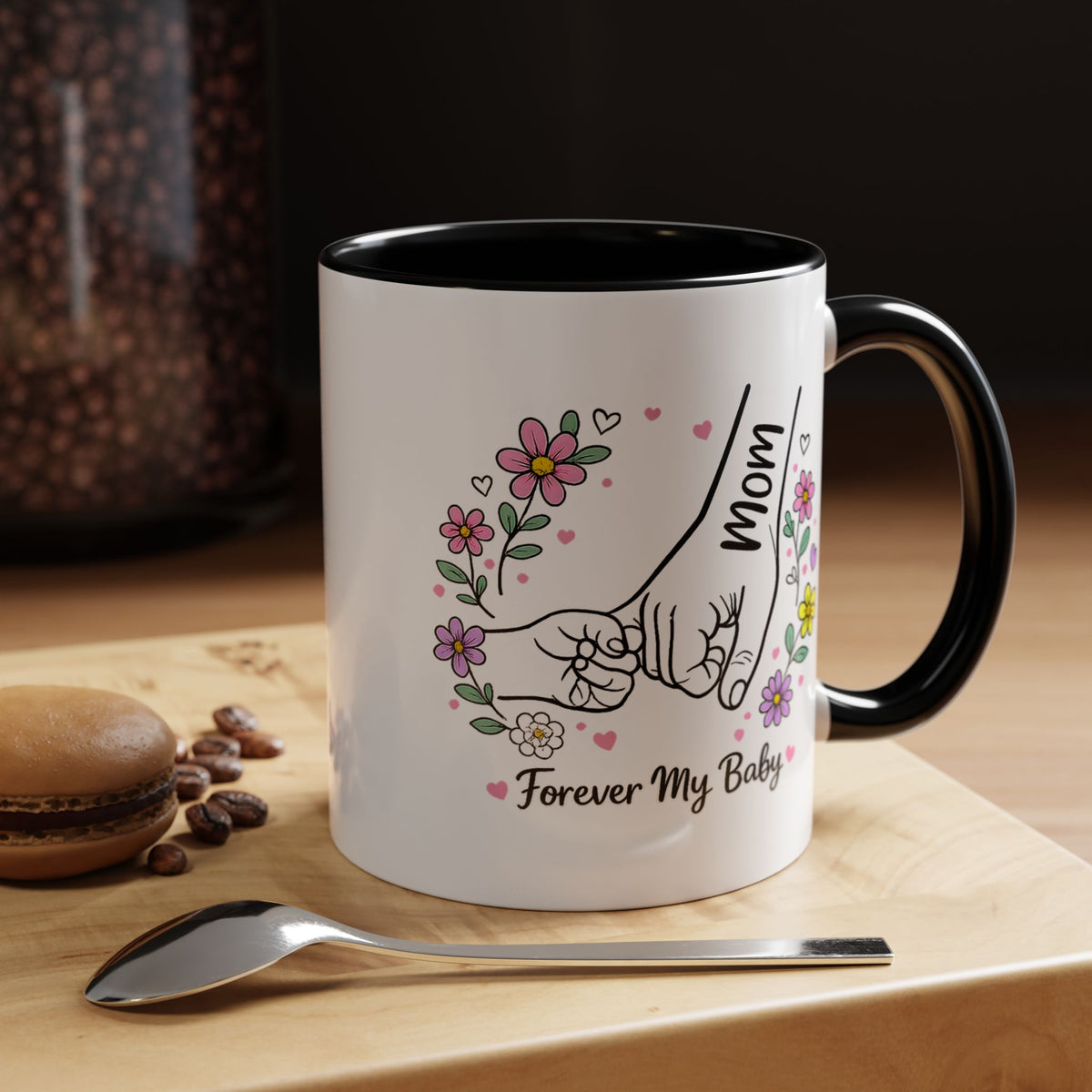 Forever My Baby Mug, Mother Daughter Gift, Son Gift From Mom, Pinky Promise Coffee Mug, Family Love Cup, Sentimental Gift