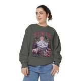 Yellowstone Wildlife Sweatshirt, Bison Wolf Eagle Mountain Crewneck, National Park Lover Gift, Western Nature Graphic Cozy Pullover
