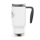 Mama Floral Stainless Steel Travel Mug, Mothers Day Gift for Mom, Flower Coffee Cup, Mom Travel Mug, Birthday Gift for Mama