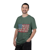 American Flag Floral Shirt, Patriotic Flower Graphic Tee, Vintage Americana T Shirt, Fourth of July Outfit, Red White Blue Gift