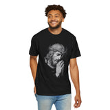 Jesus Praying Graphic Tee, Christian Faith T Shirt, Religious Streetwear Shirt, Vintage Jesus Shirt for Women Men