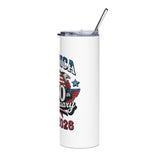 America 250th Anniversary Skinny Tumbler, 1776 to 2026 Patriotic Cup, USA Bicentennial Gift, American Pride Drink Tumbler, July 4th Gift