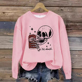 Printed pullover sweatshirt sweatshirt