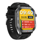 Smart Watch with Bluetooth Calling, Message Push Notification, Heart Rate Monitor, Step Counter, and Sports Tracking - ZW66 Smartwatch
