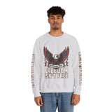 Veterans Day Sweatshirt, Freedom Isn't Free Eagle Pullover, Patriotic Military Top, Veteran Gift, American Pride, USA Clothing