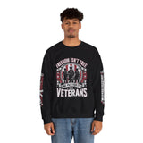 Freedom Isn't Free Veterans Sweatshirt, Military Service Crewneck, American Flag Veteran Pullover, Veteran Gift, Memorial Day Outfit