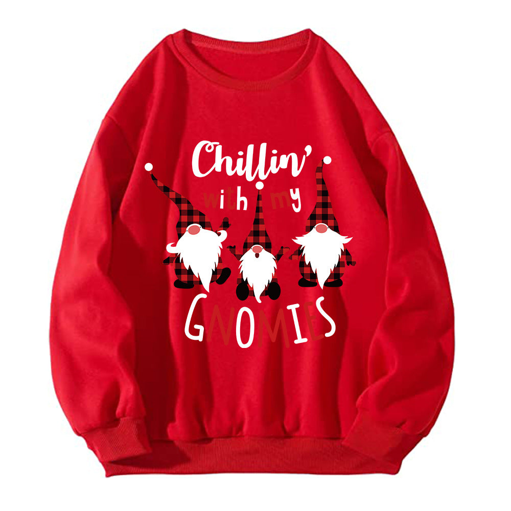Christmas hoodie for women Christmas three little people