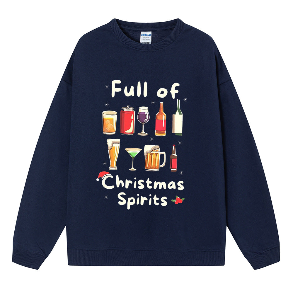 Full of Christmas Spirit Sweatshirt, Christmas Graphic Crewneck Pullover