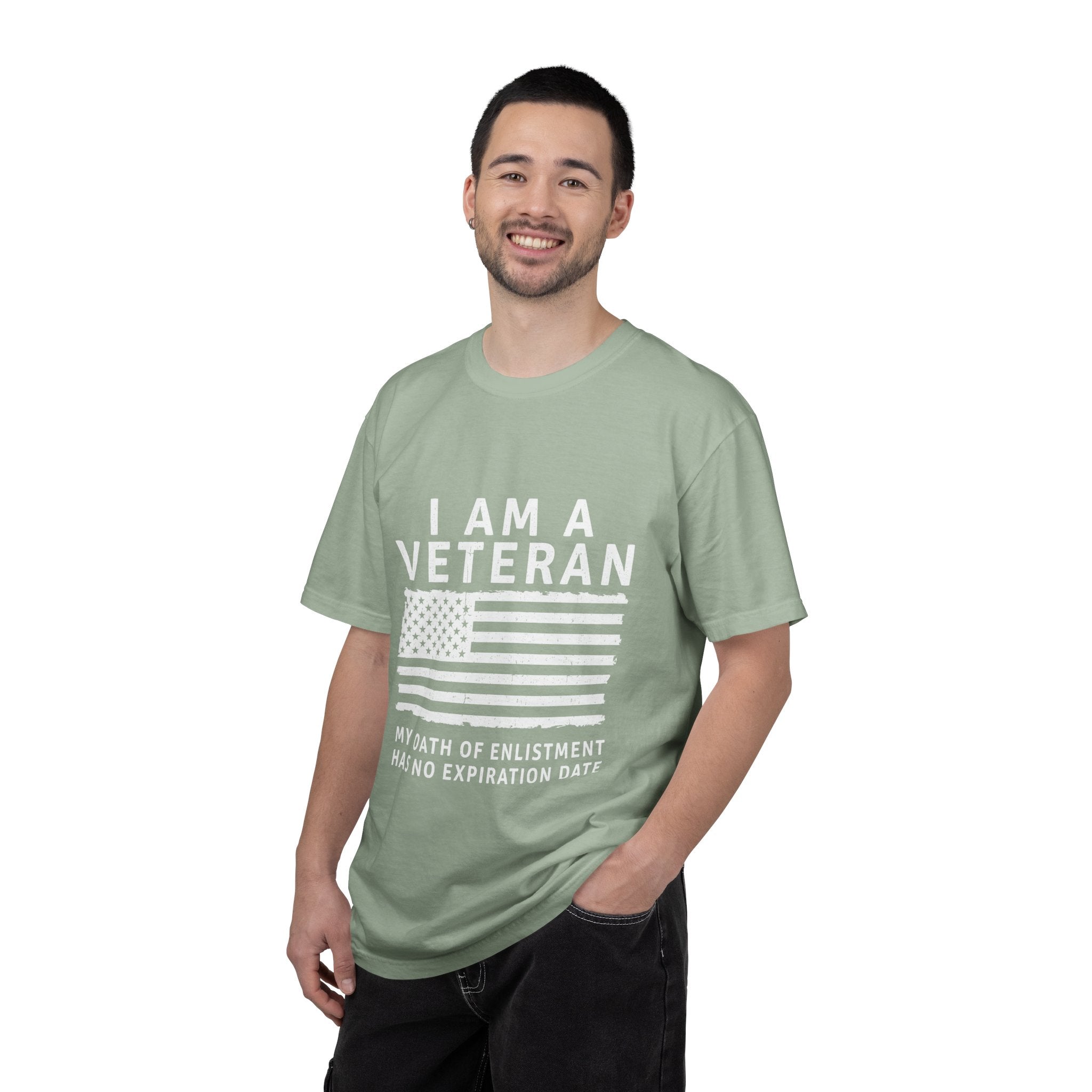 I Am a Veteran Shirt, My Oath Has No Expiration Date T-Shirt, Patriotic Military Gift, Veterans Day Tee for Retired Service Member