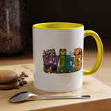 Wild Animal Mug, Colorful Nature Coffee Cup, Cute Wildlife Lover Gift for Kids, Zoo Teacher Classroom Drinkware, Birthday Present for Kids