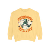 Purranormal Cativity Sweatshirt, Funny Halloween Cat Crewneck, Ghost Kitty Shirt for Cat Lover, Spooky Season Gift, Cute Fall Outfit
