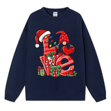 Love Christmas Gift Medium length Women's Christmas Hoodie