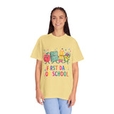 First Day of School T-Shirt, Colorful School Supplies Graphic Tee, Cute Teacher Outfit, Student Back to Class Gift, Classroom Shirt