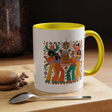 Retro Disco Birthday Coffee Mug, 70s Roller Skating Party Design, Groovy Gift for a Skater Friend Who Loves Colorful Nostalgic Drinkware