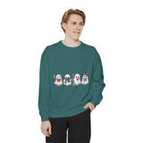 Bookish Ghost Sweatshirt, Cute Halloween Reading Crewneck, Spooky Book Lover Gift for Teacher, Librarian Fall Outfit, Cozy Reader Shirt