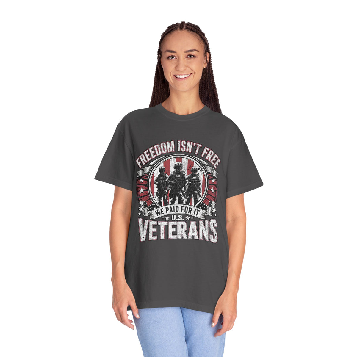 Freedom Isn't Free Veteran Shirt, Military Veteran T Shirt, U.S. Veterans Patriotic Tee, American Flag Military Gift, Veteran Pride Shirt