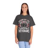 Freedom Isn't Free Veteran Shirt, Military Veteran T Shirt, U.S. Veterans Patriotic Tee, American Flag Military Gift, Veteran Pride Shirt