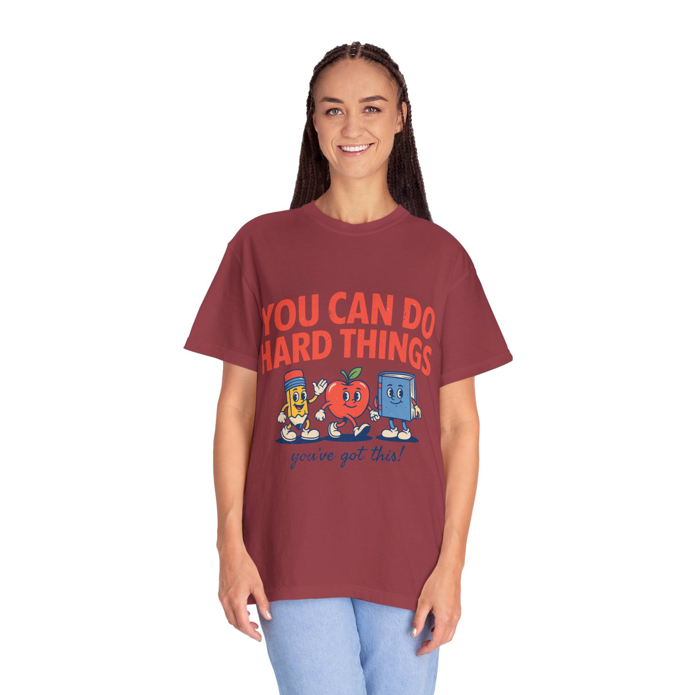 You Can Do Hard Things Teacher Shirt, Motivational Classroom Comfort Colors Tee, School Counselor Gift, Positive Educator Shirt