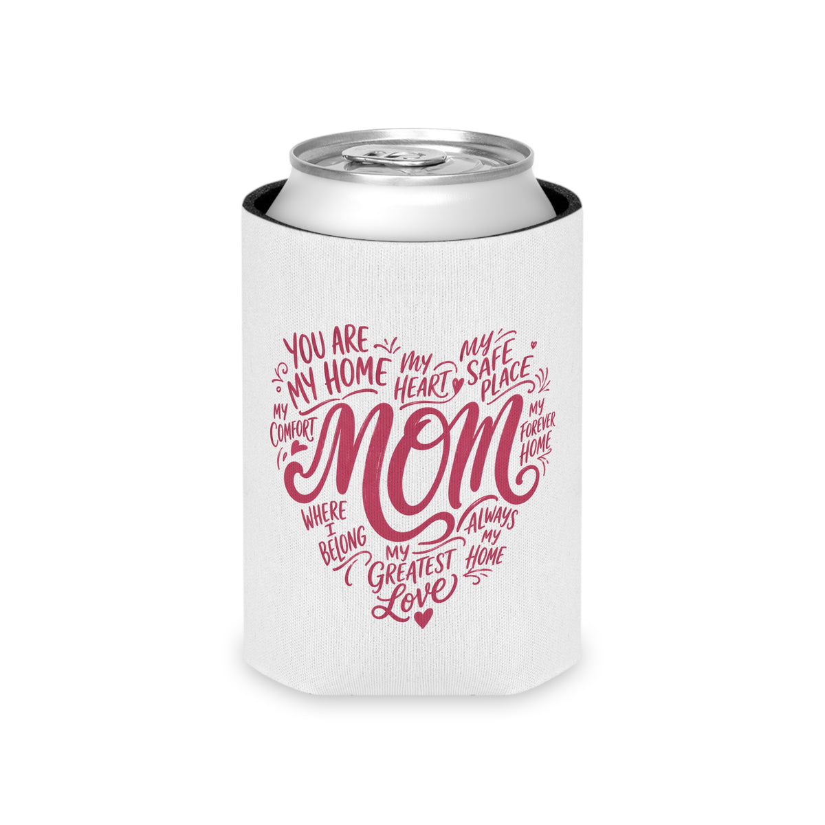 Mom Can Cooler, Wine Can Holder for Mom, Mothers Day Gift, Mom Drink Sleeve, Sentimental Gift for Mama, Cute Beverage Holder for Women