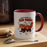 Red Panda Mug, Funny Field Guide Coffee Cup, Cute Wildlife Gift for Red Panda Lover, Zookeeper Present, Animal Birthday Gift for Kids