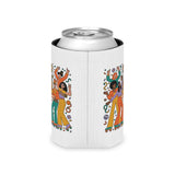 Retro Disco Birthday Can Cooler, 70s Roller Skating Party Design, Groovy Drink Holder, Gift for a Skater Friend Who Loves Vintage Aesthetics