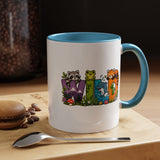 Wild Animal Mug, Colorful Nature Coffee Cup, Cute Wildlife Lover Gift for Kids, Zoo Teacher Classroom Drinkware, Birthday Present for Kids
