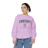 ChatGPT University Sweatshirt, Prompt Engineering Crewneck, AI Student Gift, Funny Tech Pullover, Coder Graduation Campus Outfit 2026