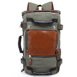 Rucksack Retro Casual Large Capacity Men's Backpack Multifunctional Travel Backpack