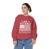 I Am a Veteran Sweatshirt, My Oath Has No Expiration Date Crewneck, Patriotic Military Gift, Veterans Day Pullover for Retired Soldier