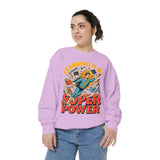 Teacher Comfort Colors Sweatshirt, Learning Is My Superpower Shirt, Elementary Teacher Gift, Classroom Sweatshirt for Educators