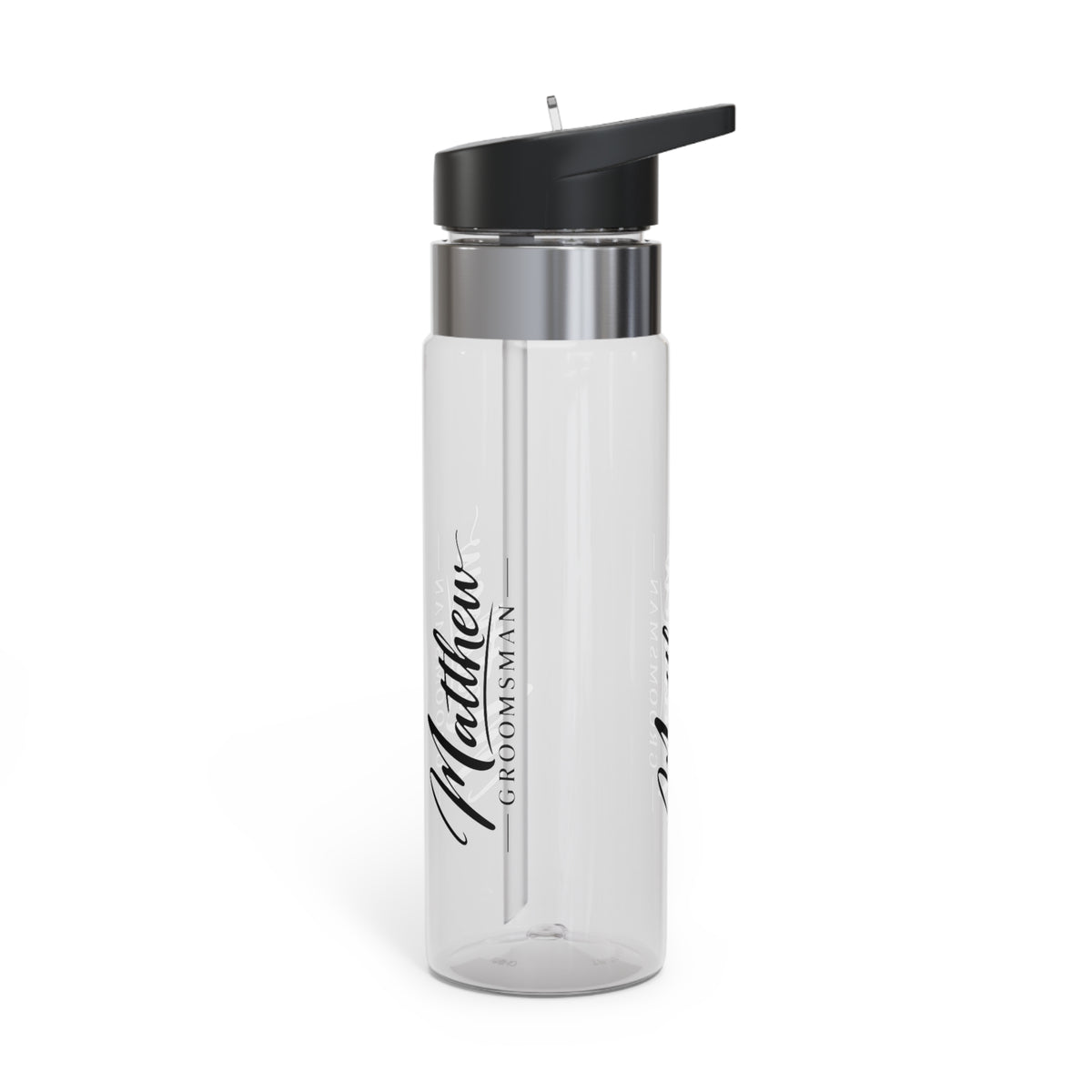 Custom Groomsman Water Bottle, Personalized Name Drink Bottle, Wedding Party Gift, Gift for Him, Reusable Sports Bottle, Birthday Present
