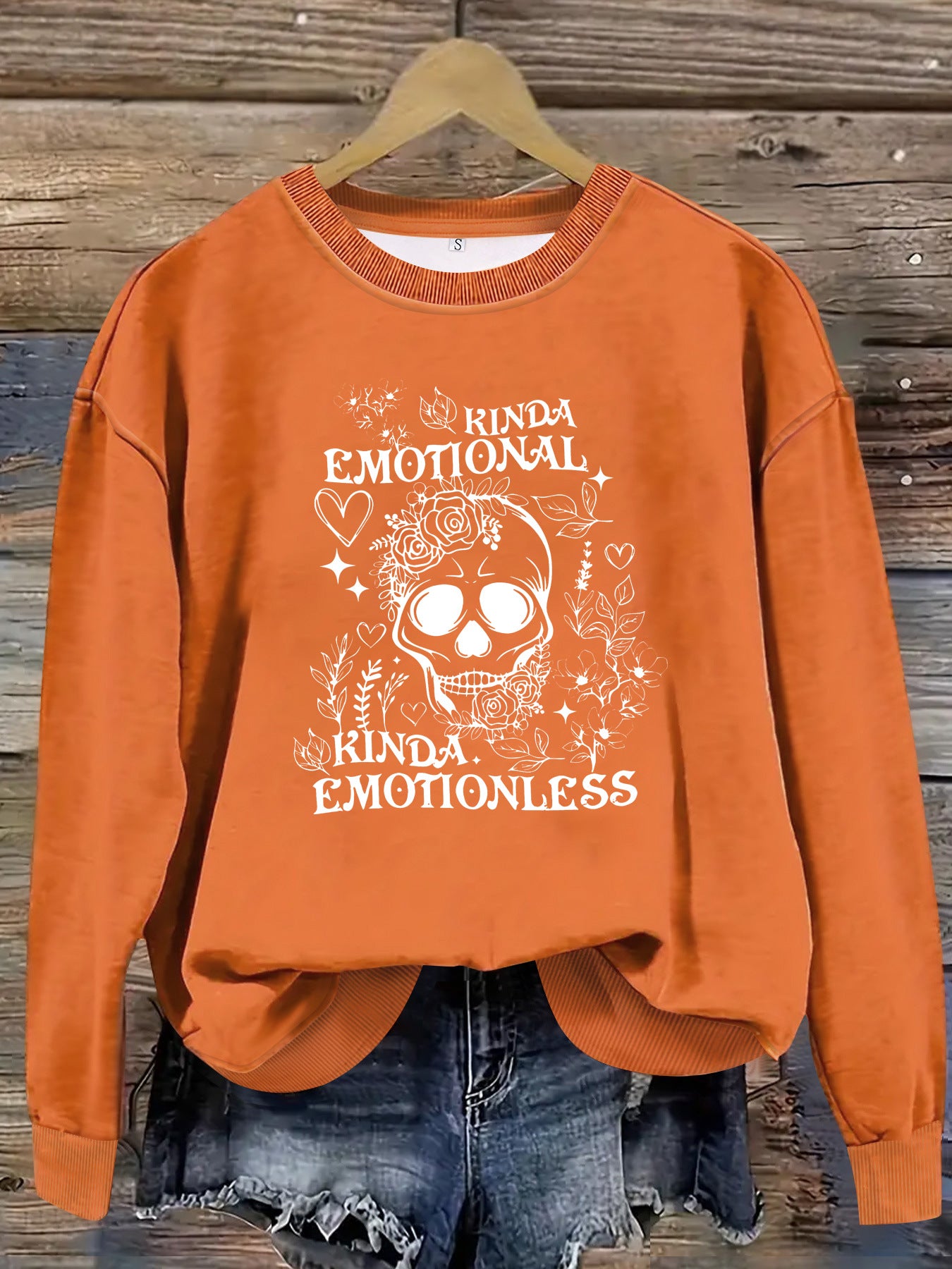 Printed pullover sweatshirt sweatshirt